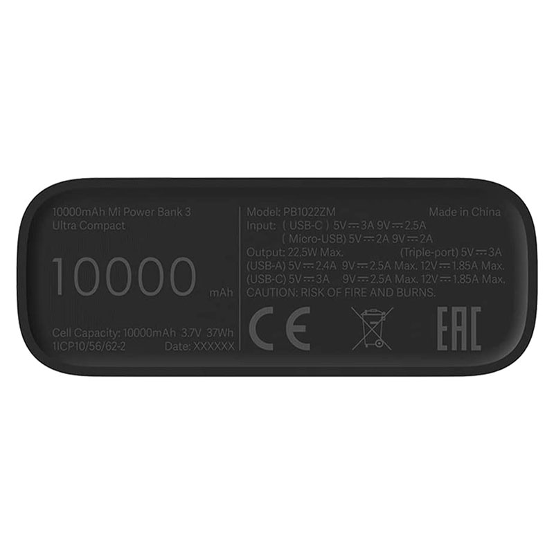 پاوربانک شیائومی مدل Mi 3 Ultra Compact PB1022ZM - Image 4